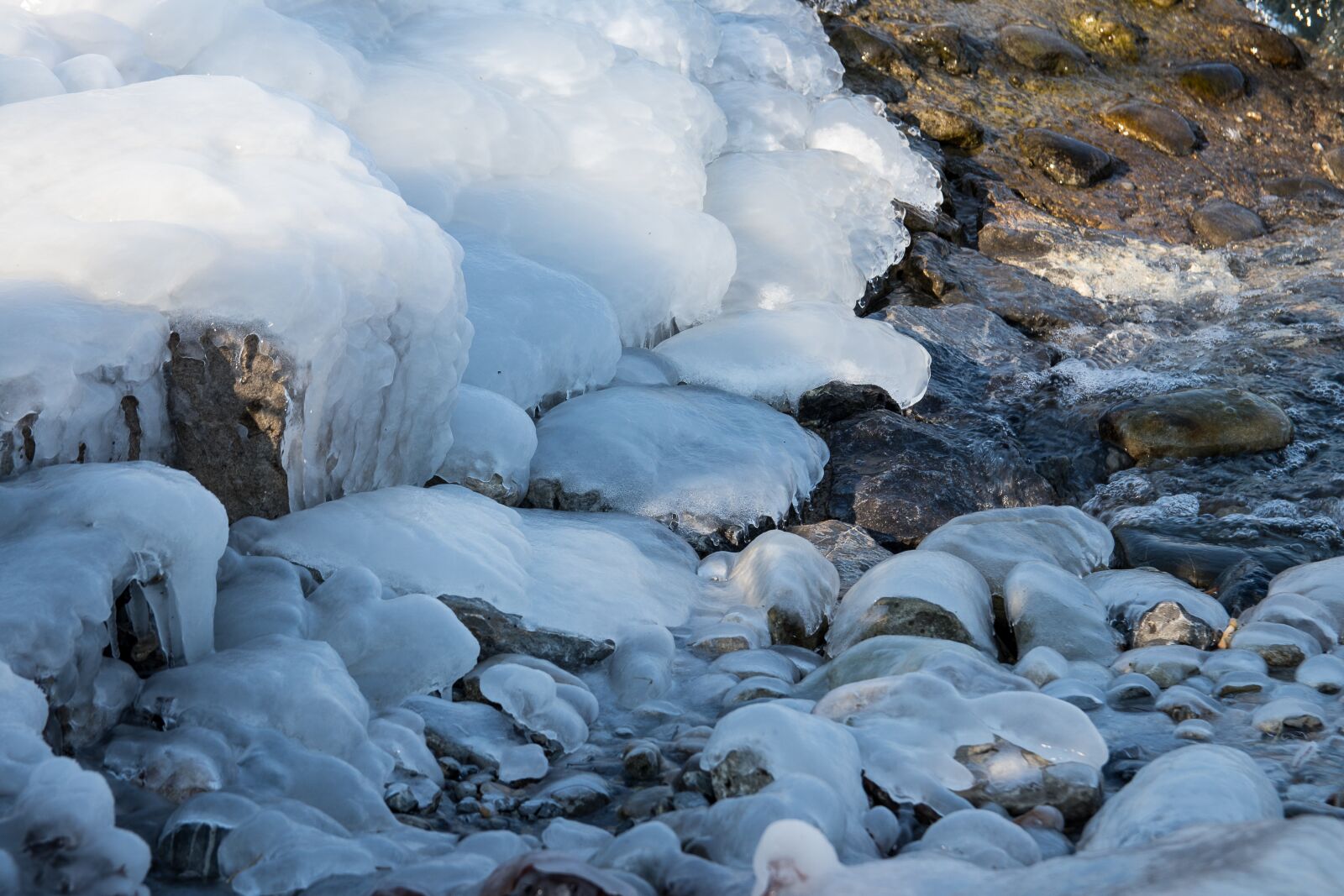 Canon EOS 80D sample photo. Ice, water, winter photography