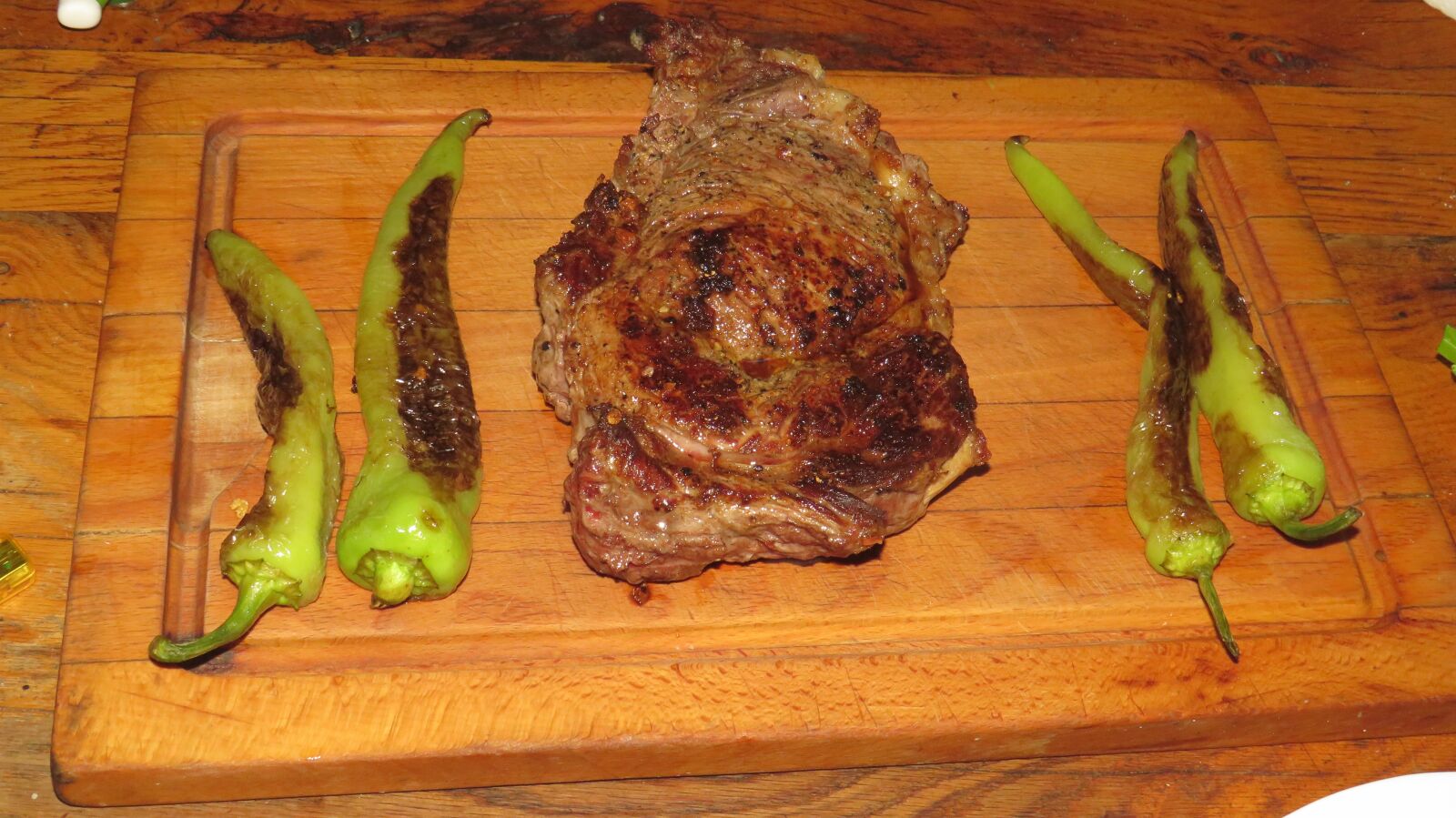Canon PowerShot SX540 HS sample photo. Meat, steak, grill photography