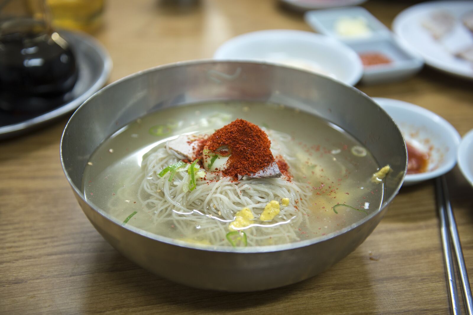 Nikon D4 sample photo. Korean food, pyongyang cold photography