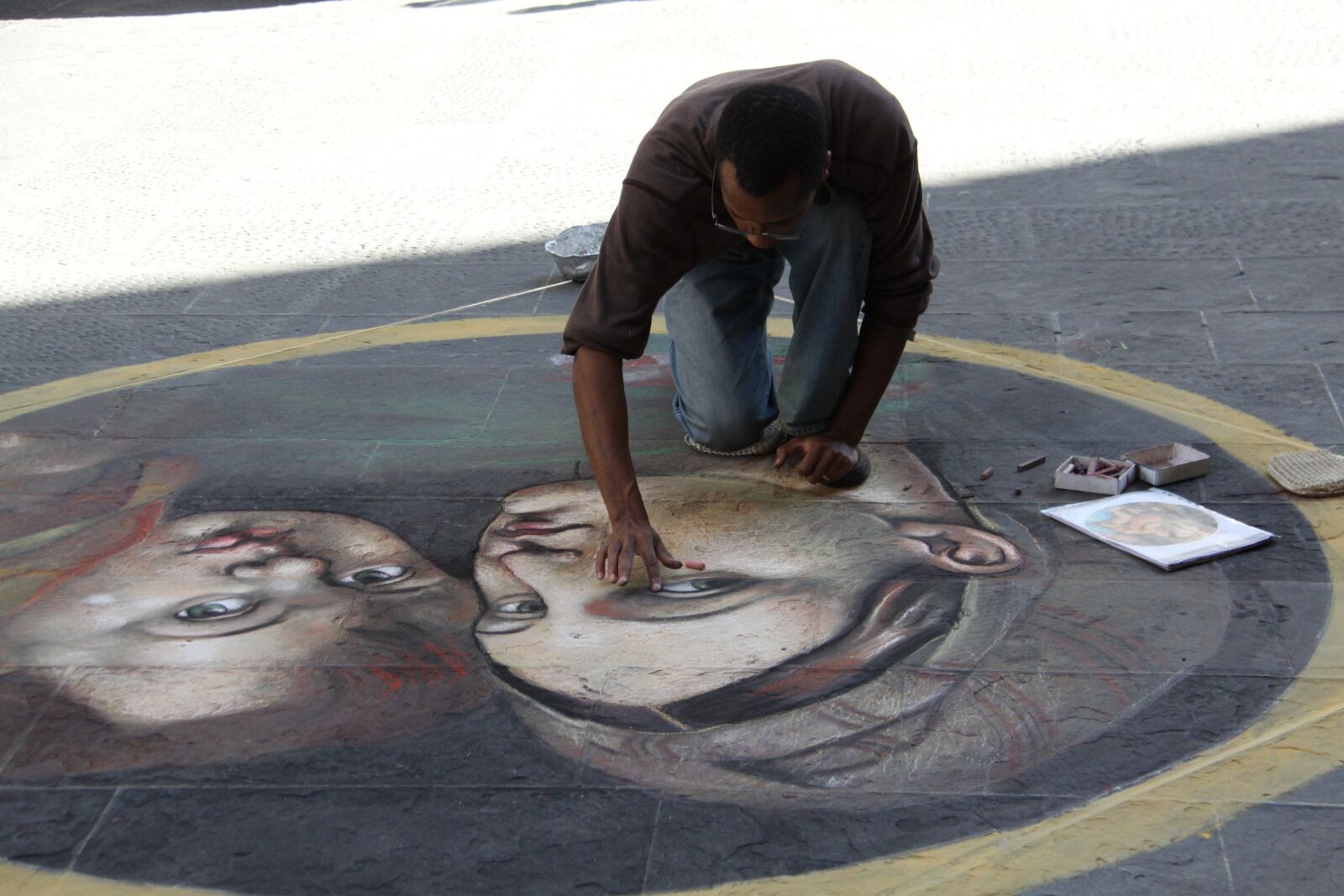 Canon EOS 50D sample photo. Artist, street, artwork photography
