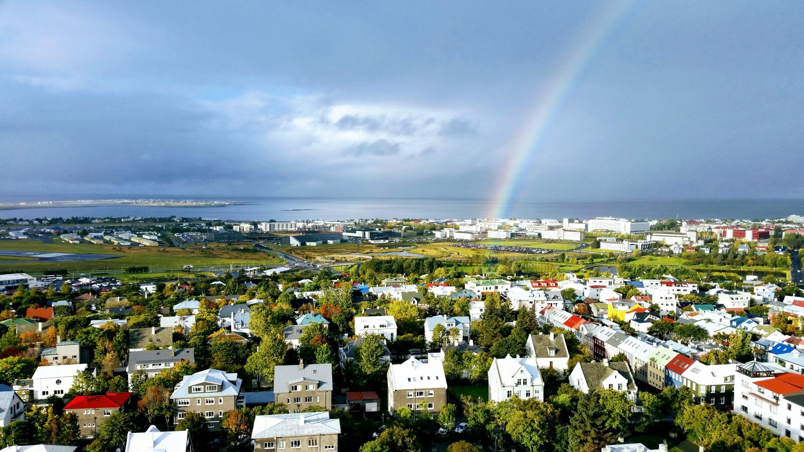 Samsung Galaxy S5 sample photo. Iceland, rainbow, landscape photography