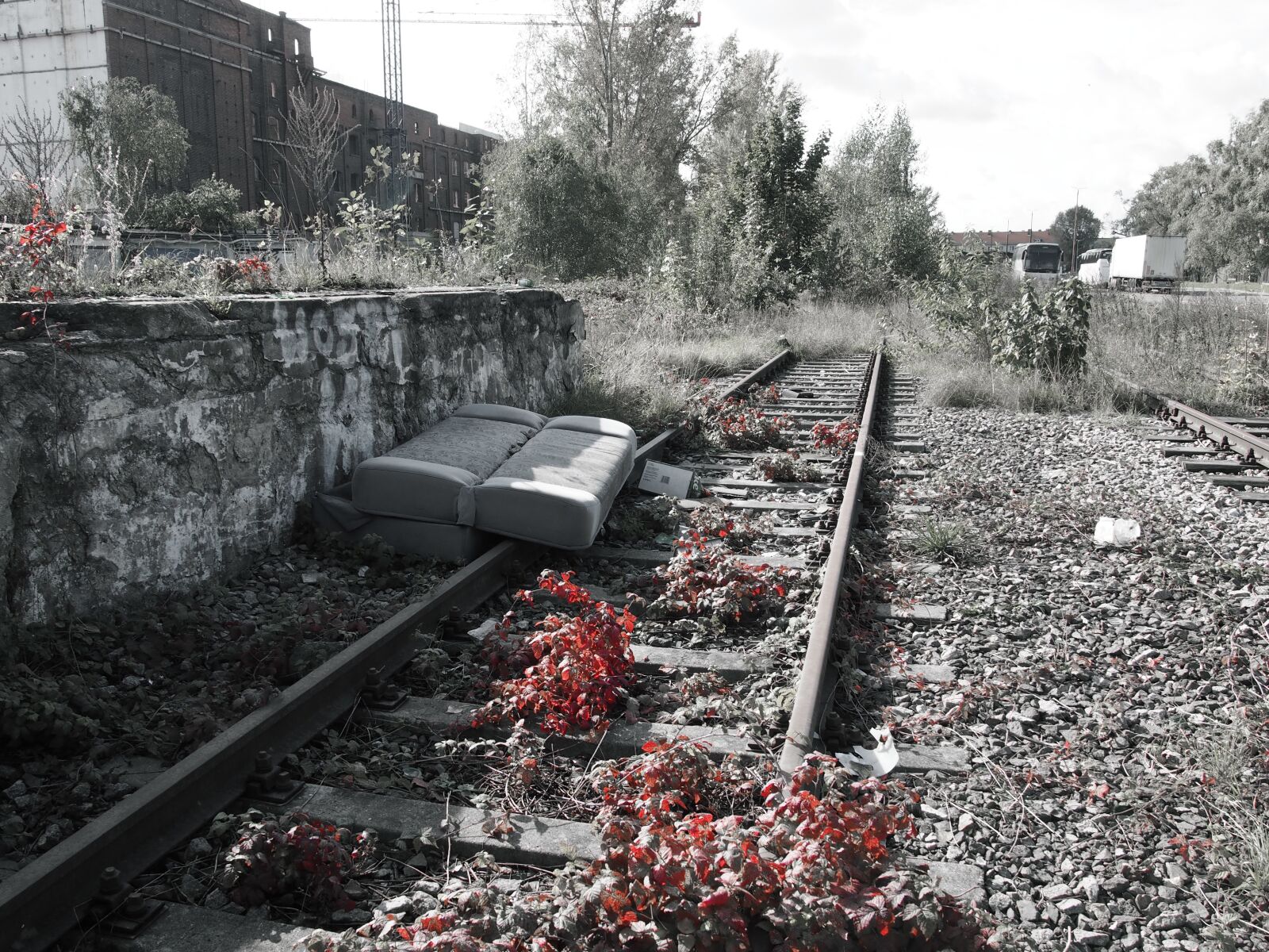 Olympus PEN E-PL8 sample photo. Tracks, railway, rails photography