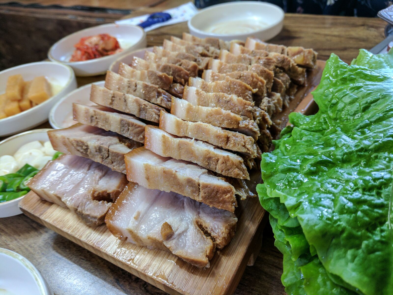 Google Pixel sample photo. Jeju, suyuk, pork photography