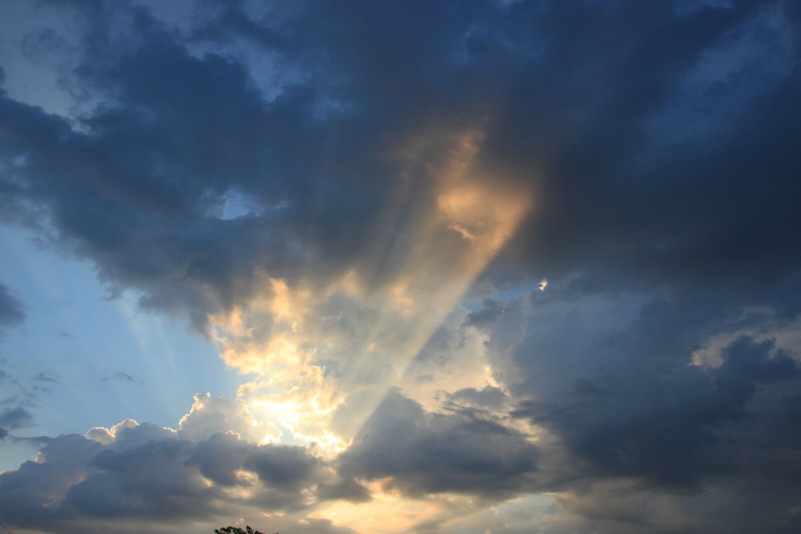 Canon EOS 500D (EOS Rebel T1i / EOS Kiss X3) sample photo. Light, ray, sky photography