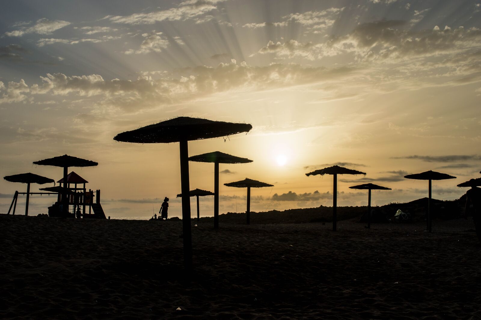 Nikon D3200 sample photo. Sunset, beach, sea photography