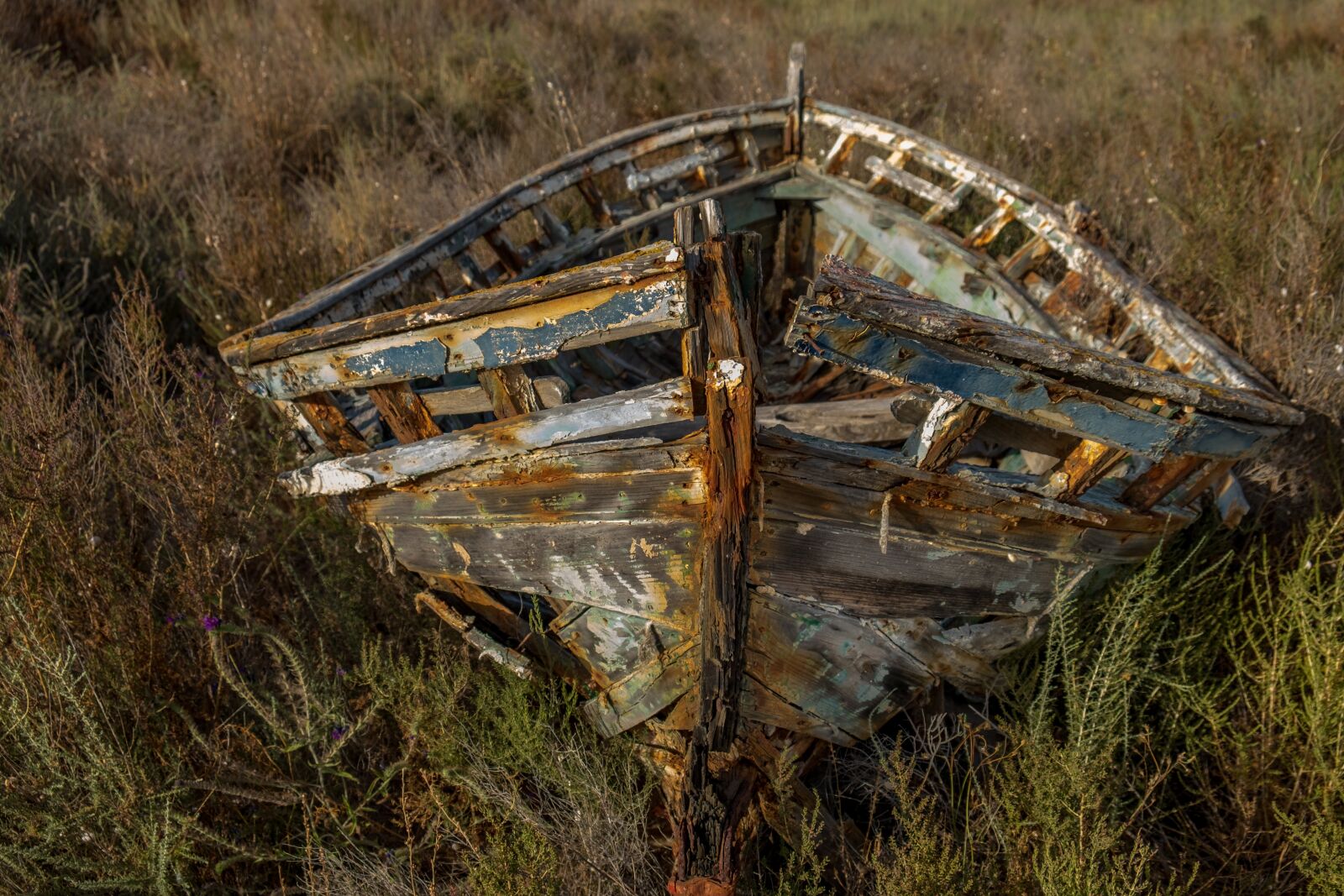Fujifilm XF 18-55mm F2.8-4 R LM OIS sample photo. Abandoned ship, earth, without photography