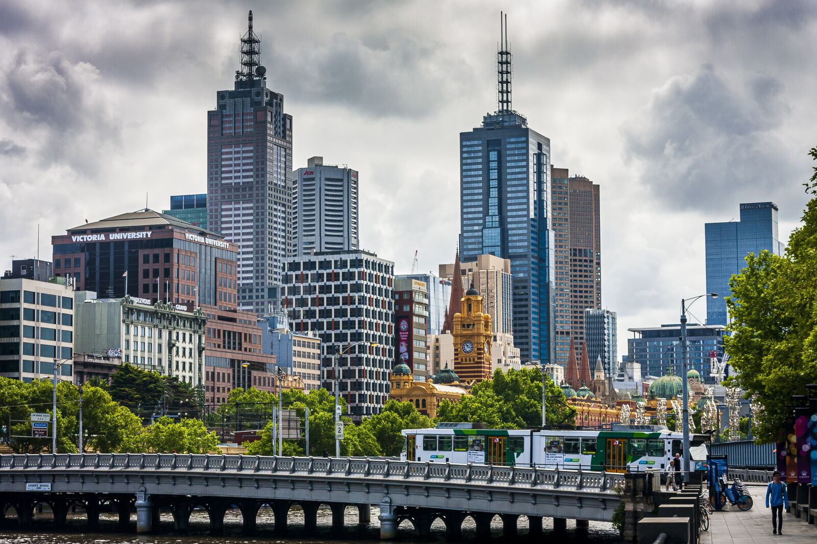 Canon EOS 40D sample photo. Australia, cityscape, flinders railway photography