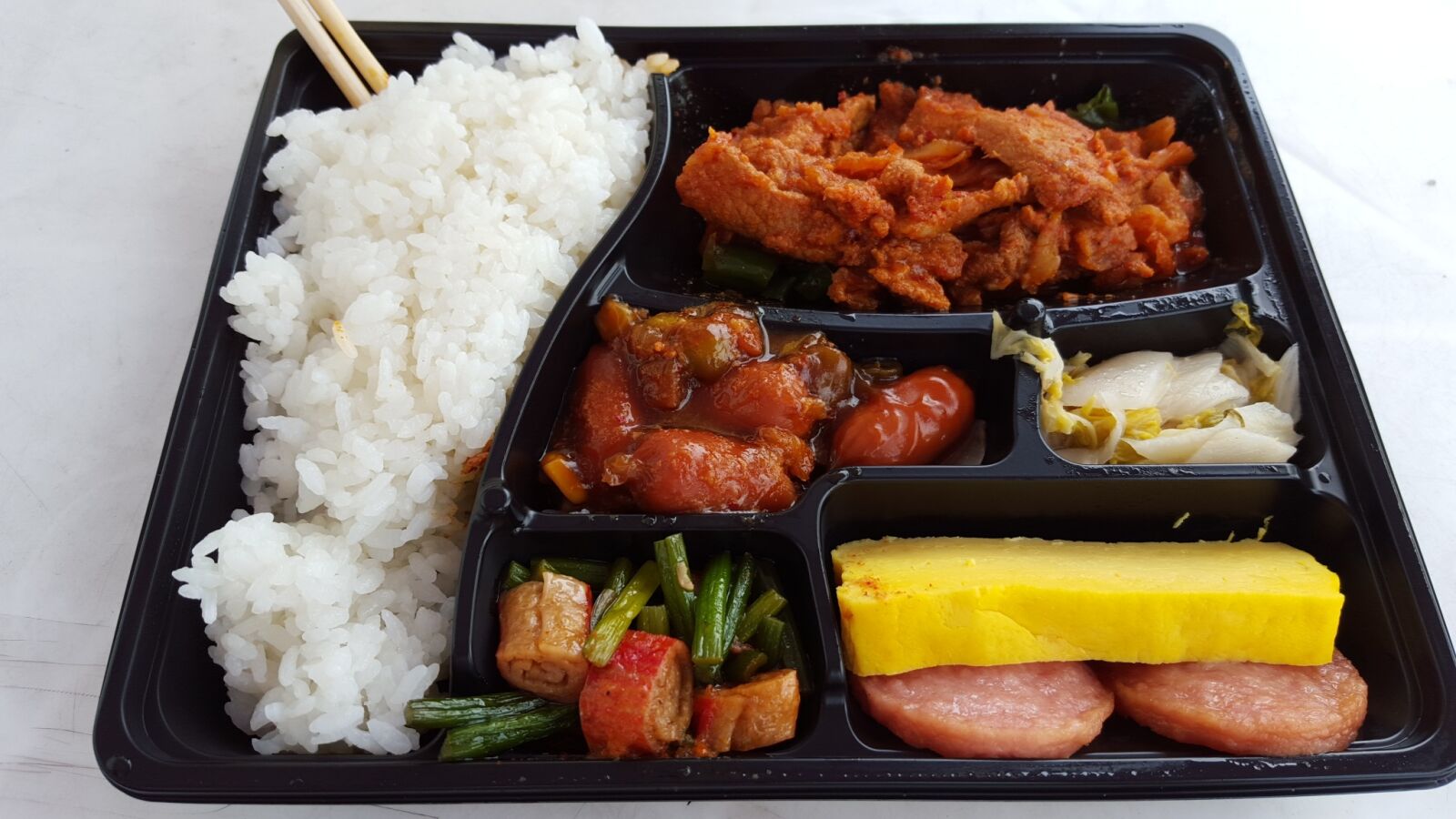 Samsung Galaxy S6 sample photo. Packed korea, lunch, lunch photography