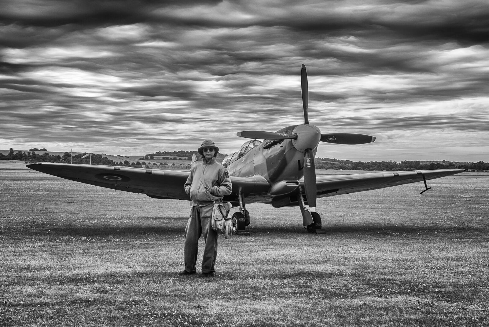 Nikon D200 sample photo. Aircraft, spitfire, fighter photography