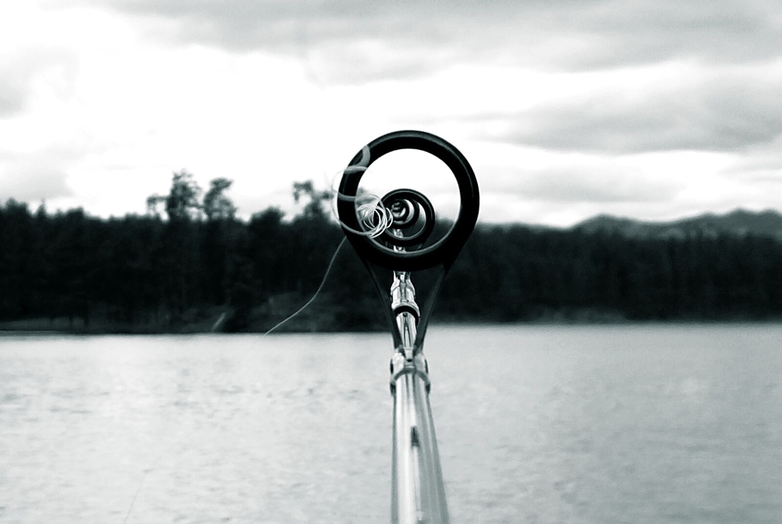 Samsung Galaxy S8+ sample photo. Fishing, pole, lake photography