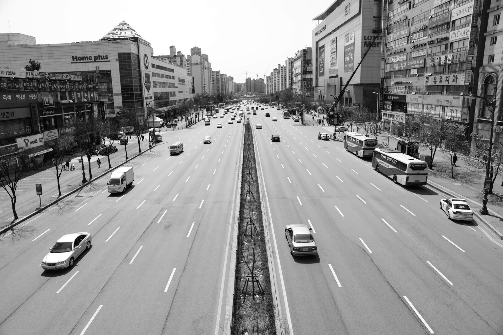 Nikon D800 sample photo. Road, horizon, town photography