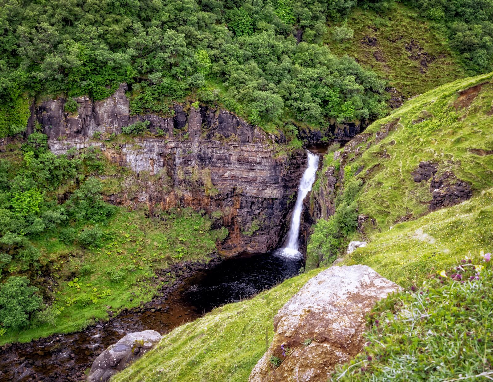 Nikon D3300 sample photo. Waterfall, murmur, water photography