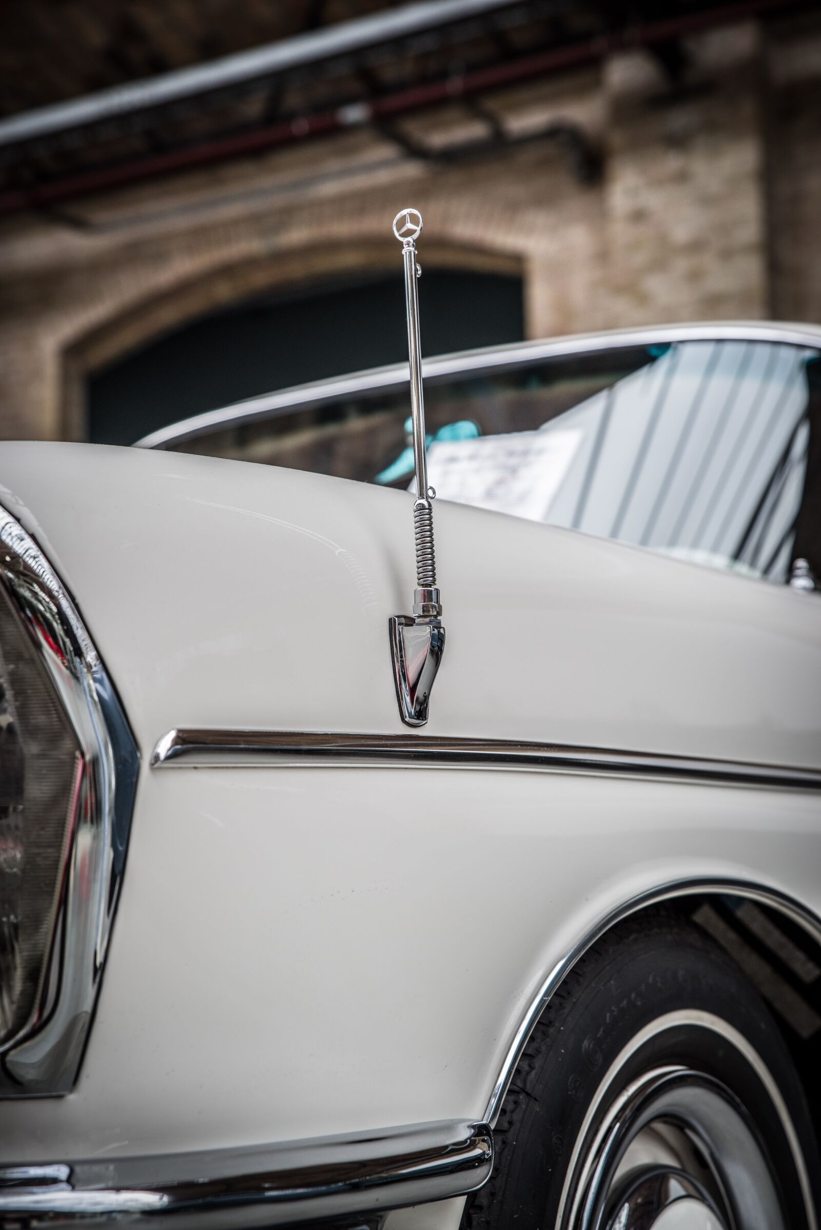 Pentax K-1 Mark II sample photo. Flag pole, statement, mercedes photography