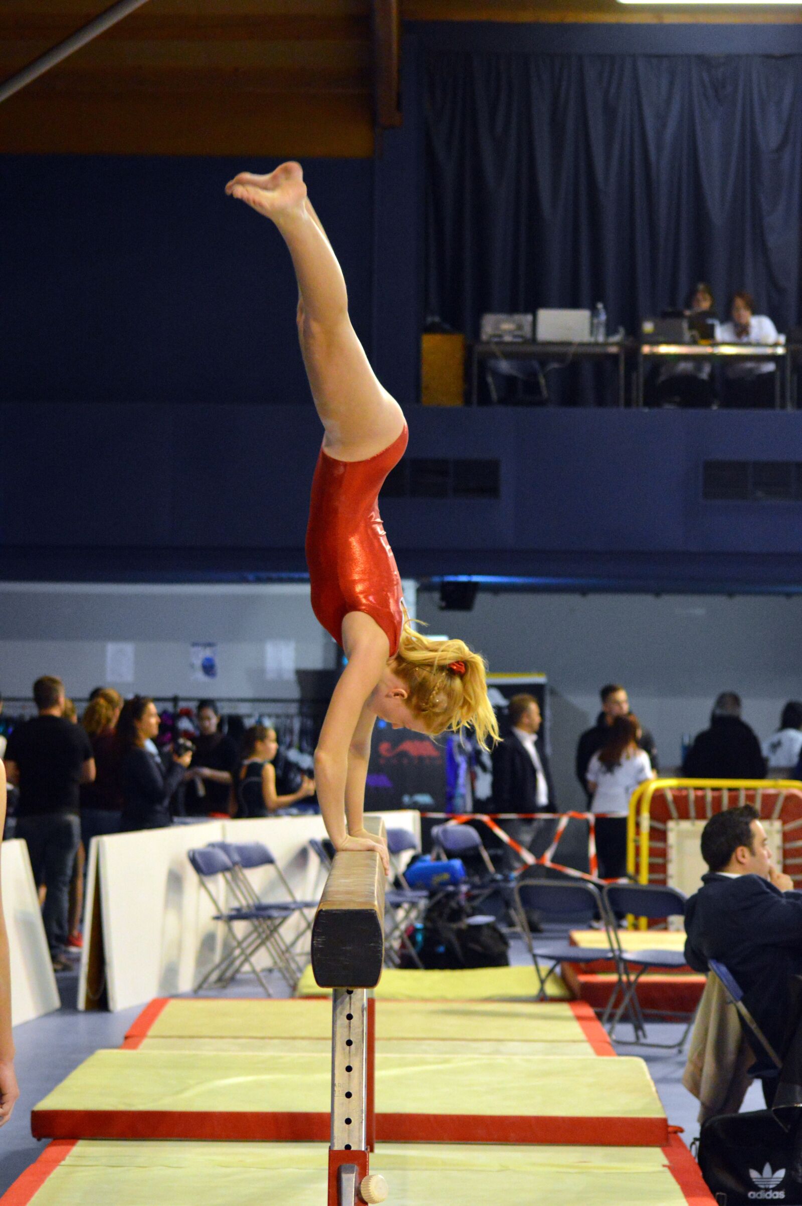 Nikon D3200 sample photo. Competition, gymnastics, sport photography