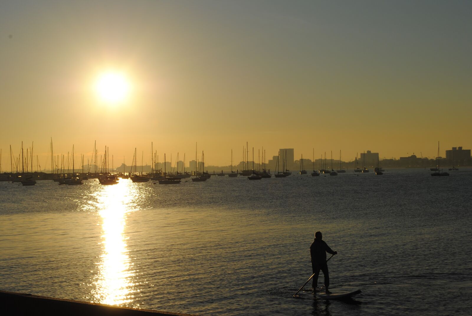 Nikon D3000 sample photo. Sunset, lonely, sea photography
