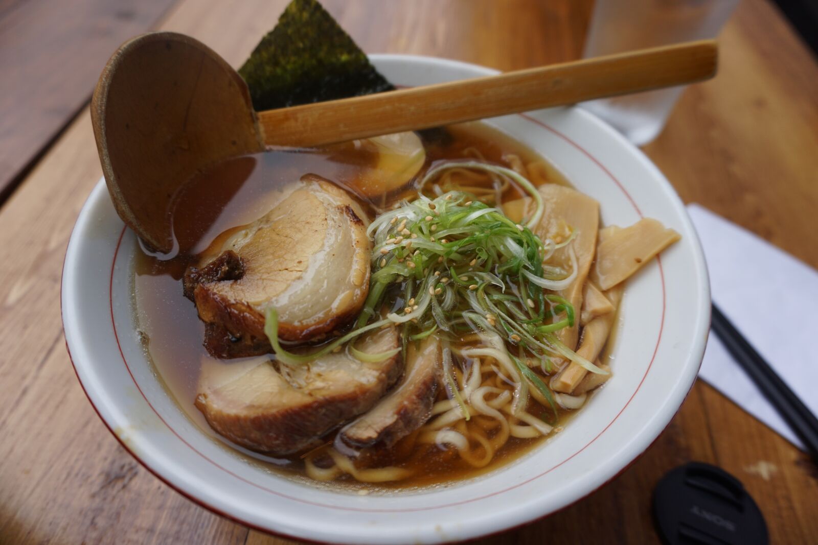 Sony a6000 sample photo. Noodle, food, soup photography