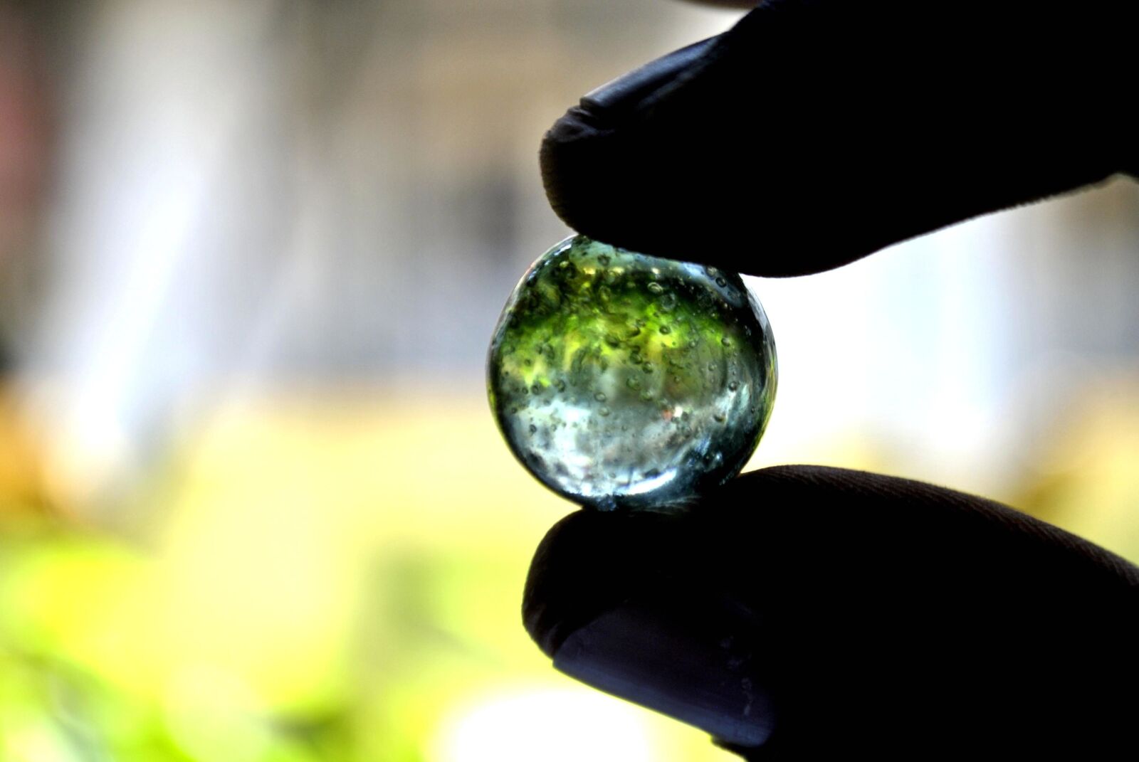 Nikon D3000 sample photo. Marble, glass, hand, finger photography