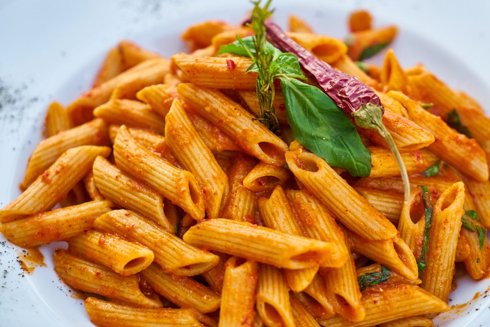 Sony a7R II sample photo. Pasta, dough, hot photography