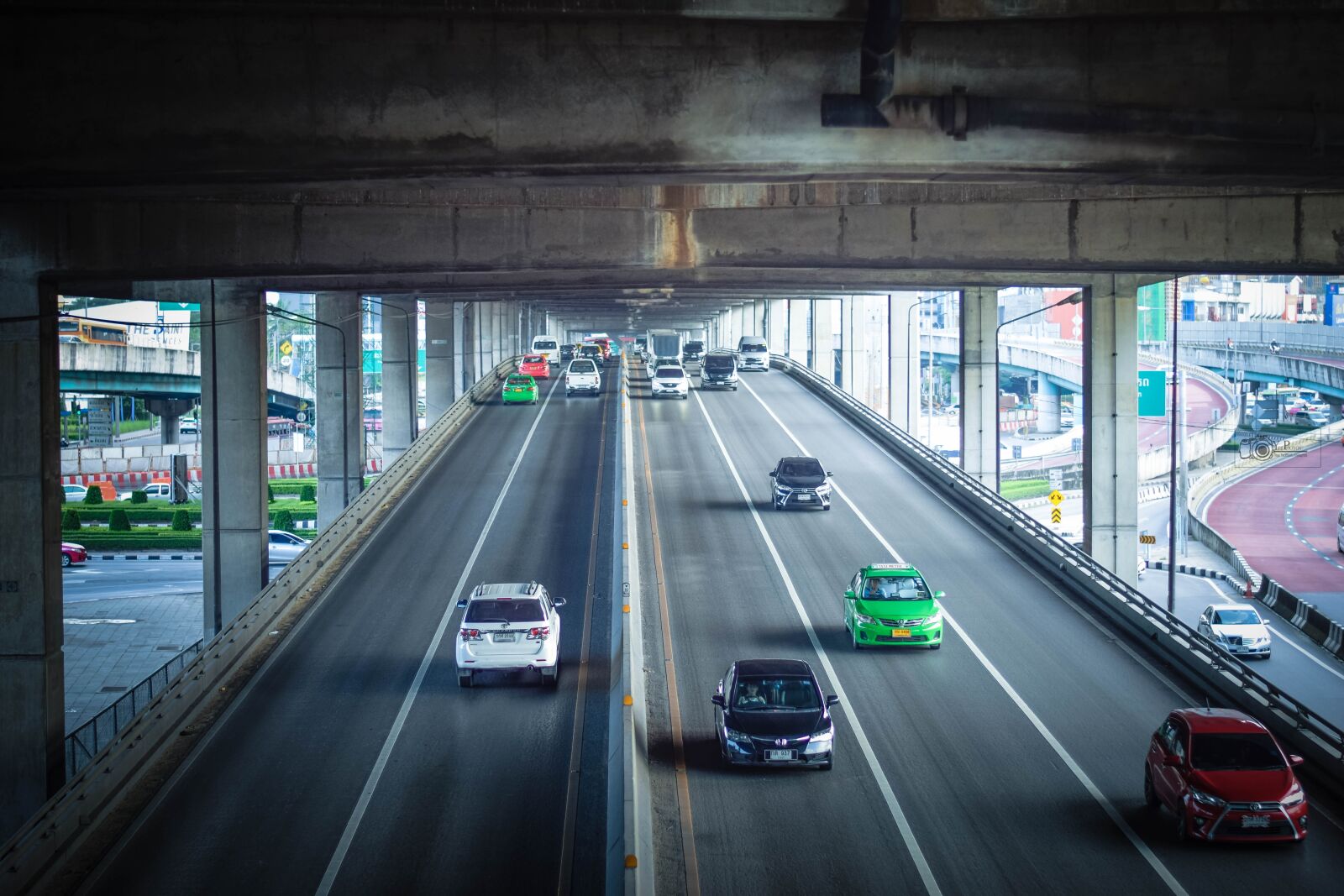 Nikon D5300 sample photo. The road, the car photography