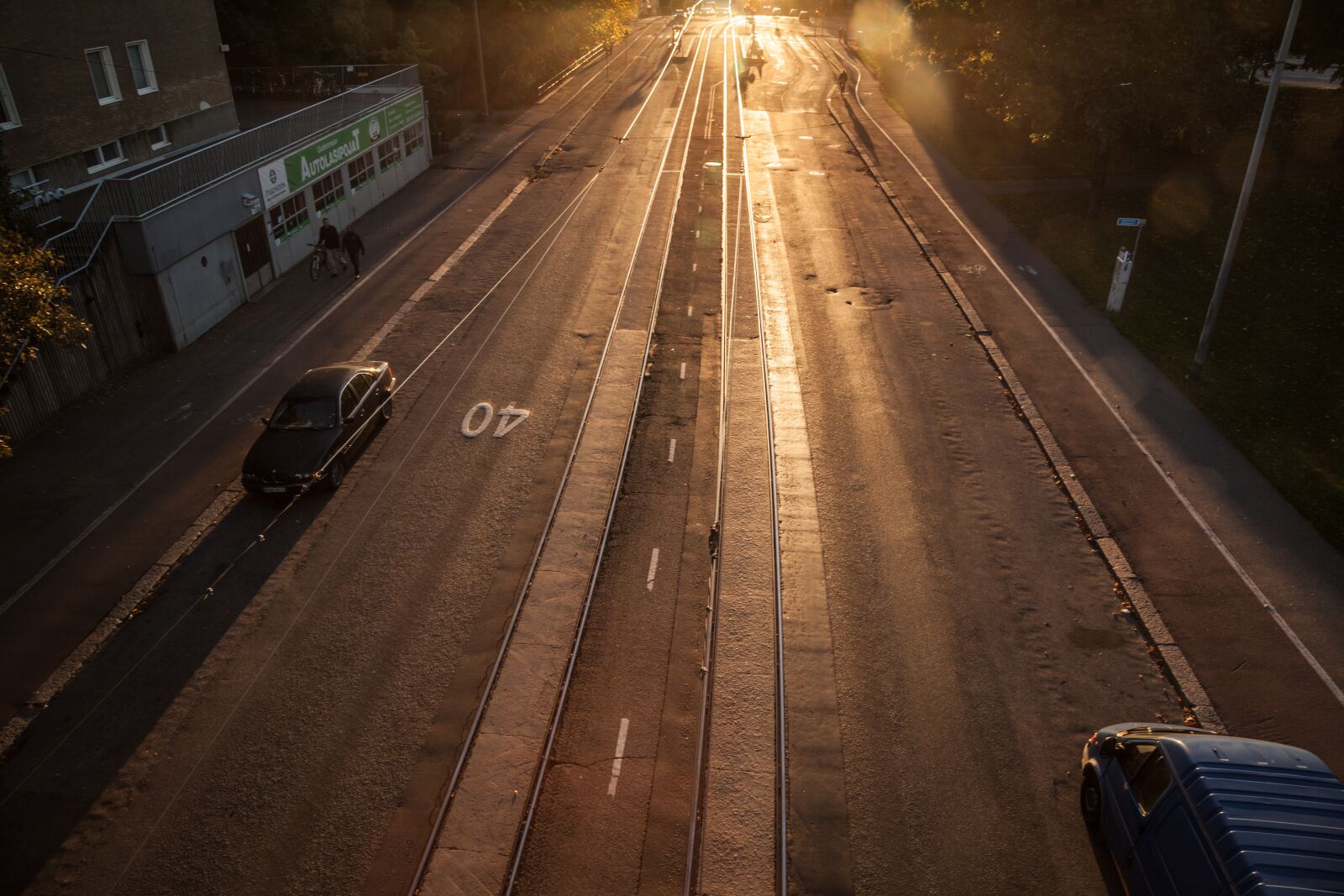 Canon EOS 5D Mark II sample photo. Road, sunset, nature photography