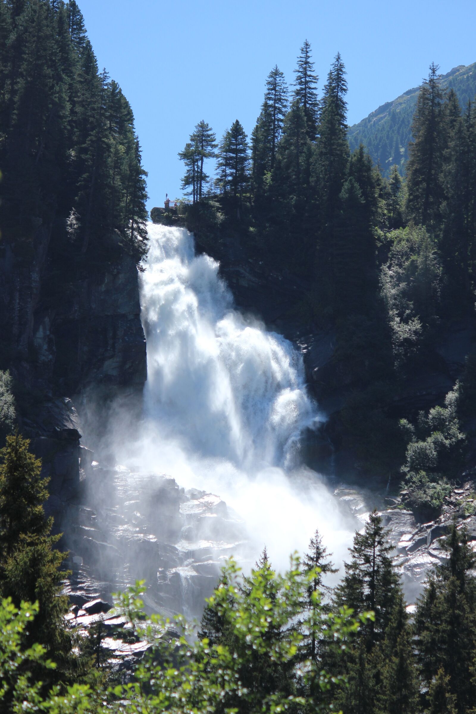 Canon EF-S 55-250mm F4-5.6 IS II sample photo. Krimml, waterfall, alps photography