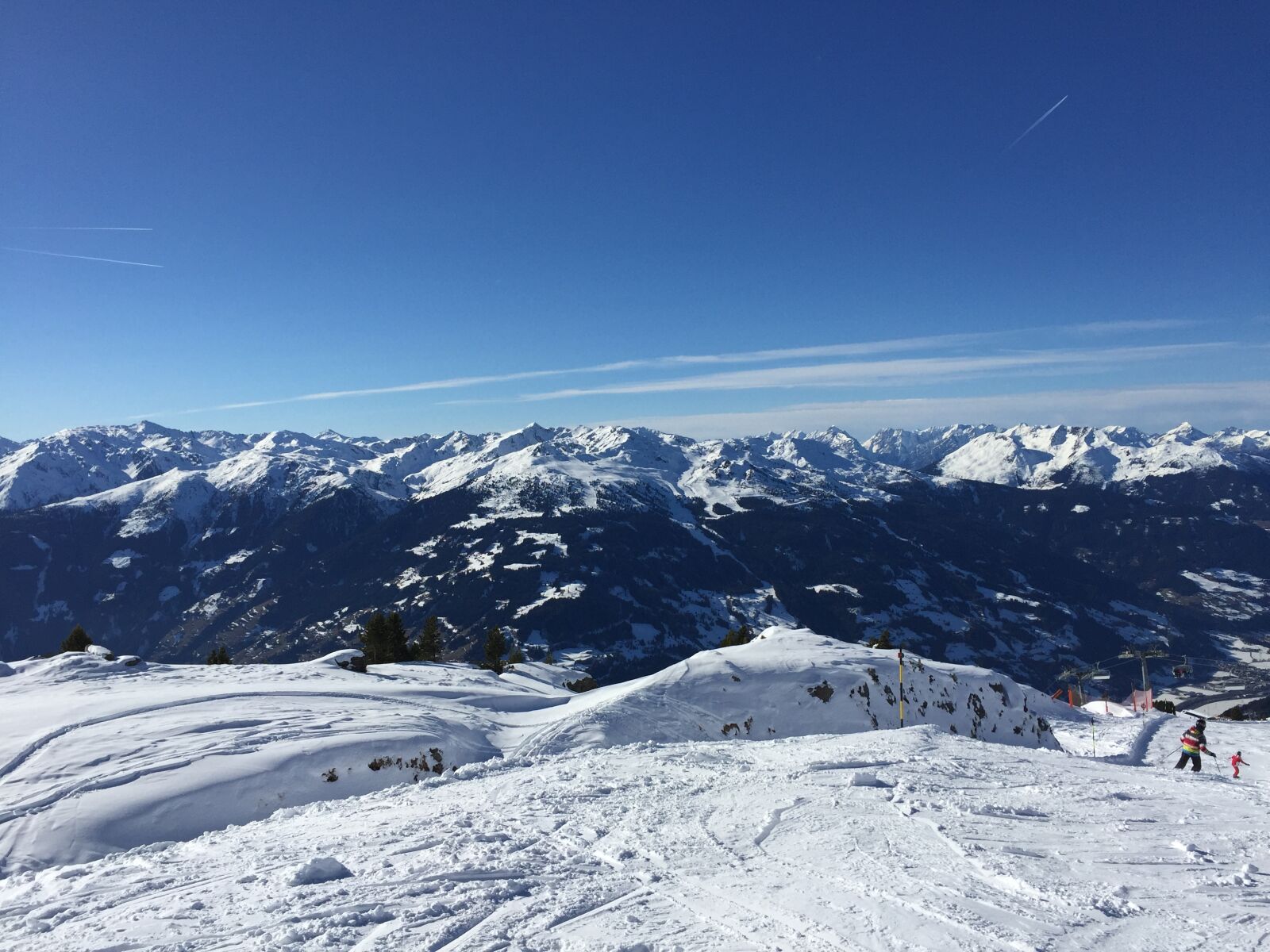 iPhone 6 back camera 4.15mm f/2.2 sample photo. Mountains, ski, run, sky photography