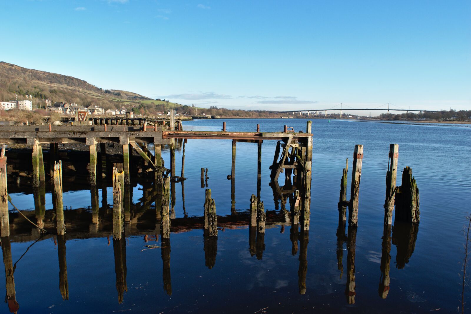 Nikon D5500 sample photo. Pier, abandoned, derelict photography