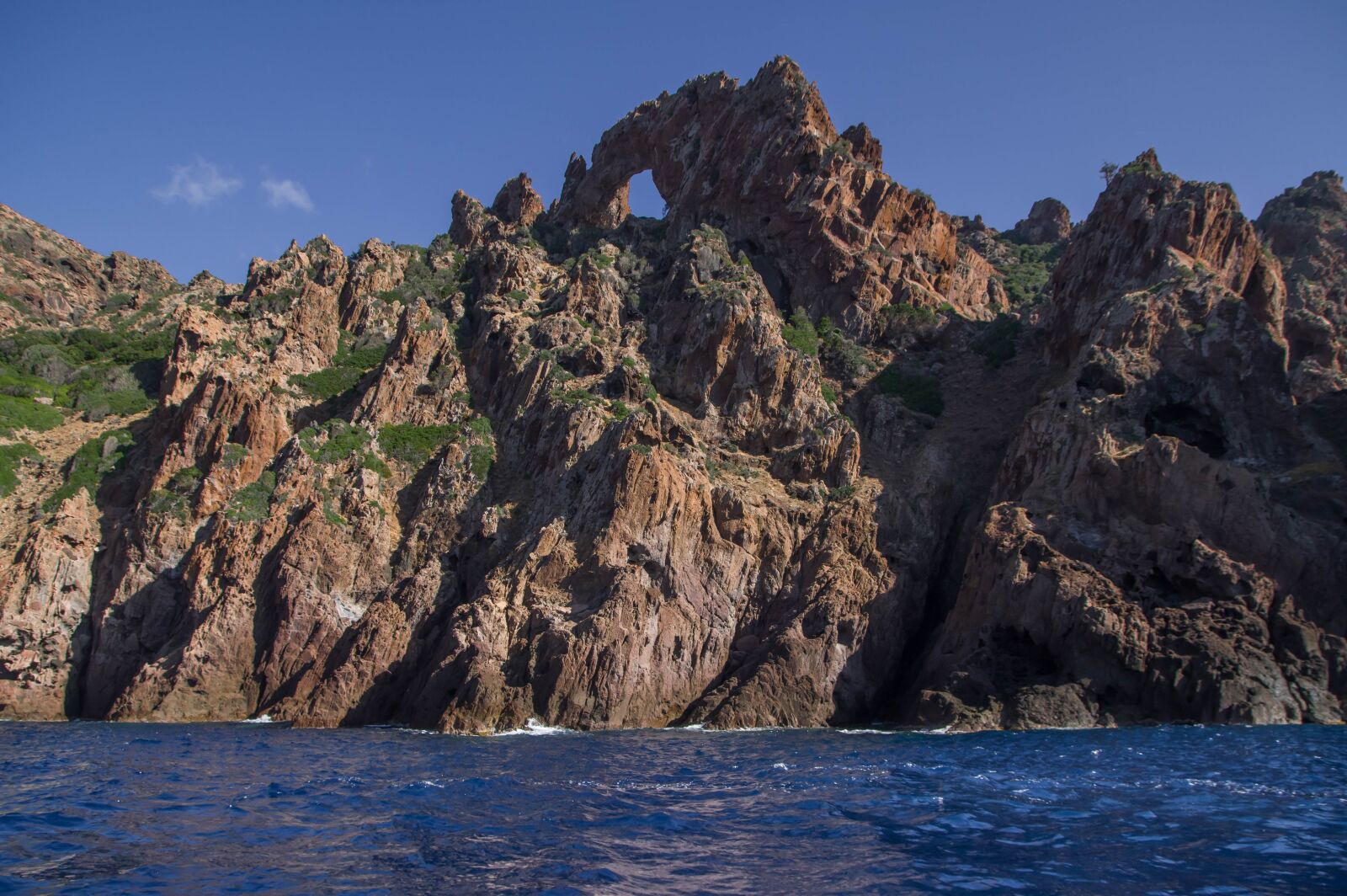 Pentax KP sample photo. Corsican, scandola, cliffs photography
