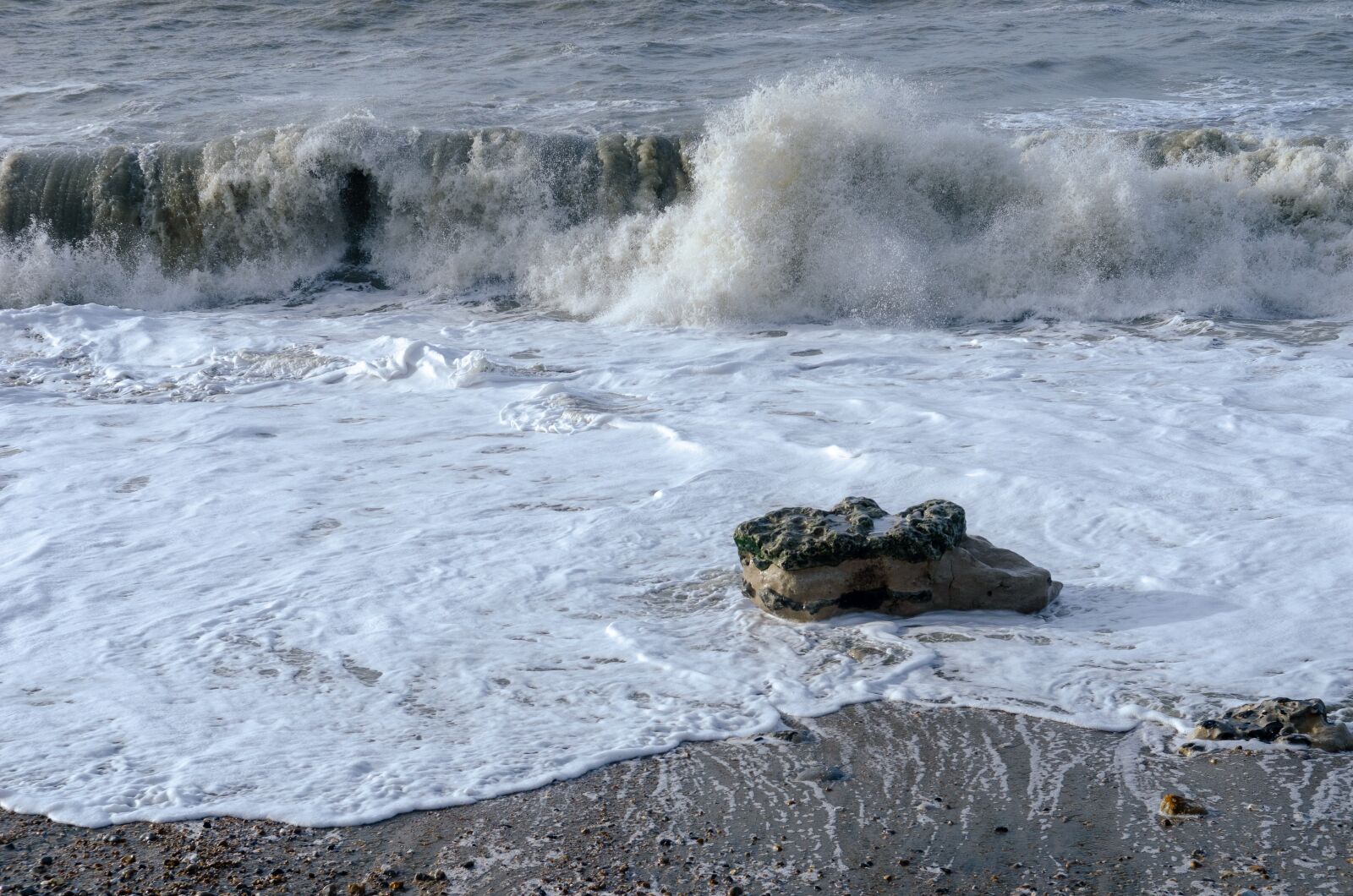 Nikon D7000 sample photo. Sea, wave, scum photography