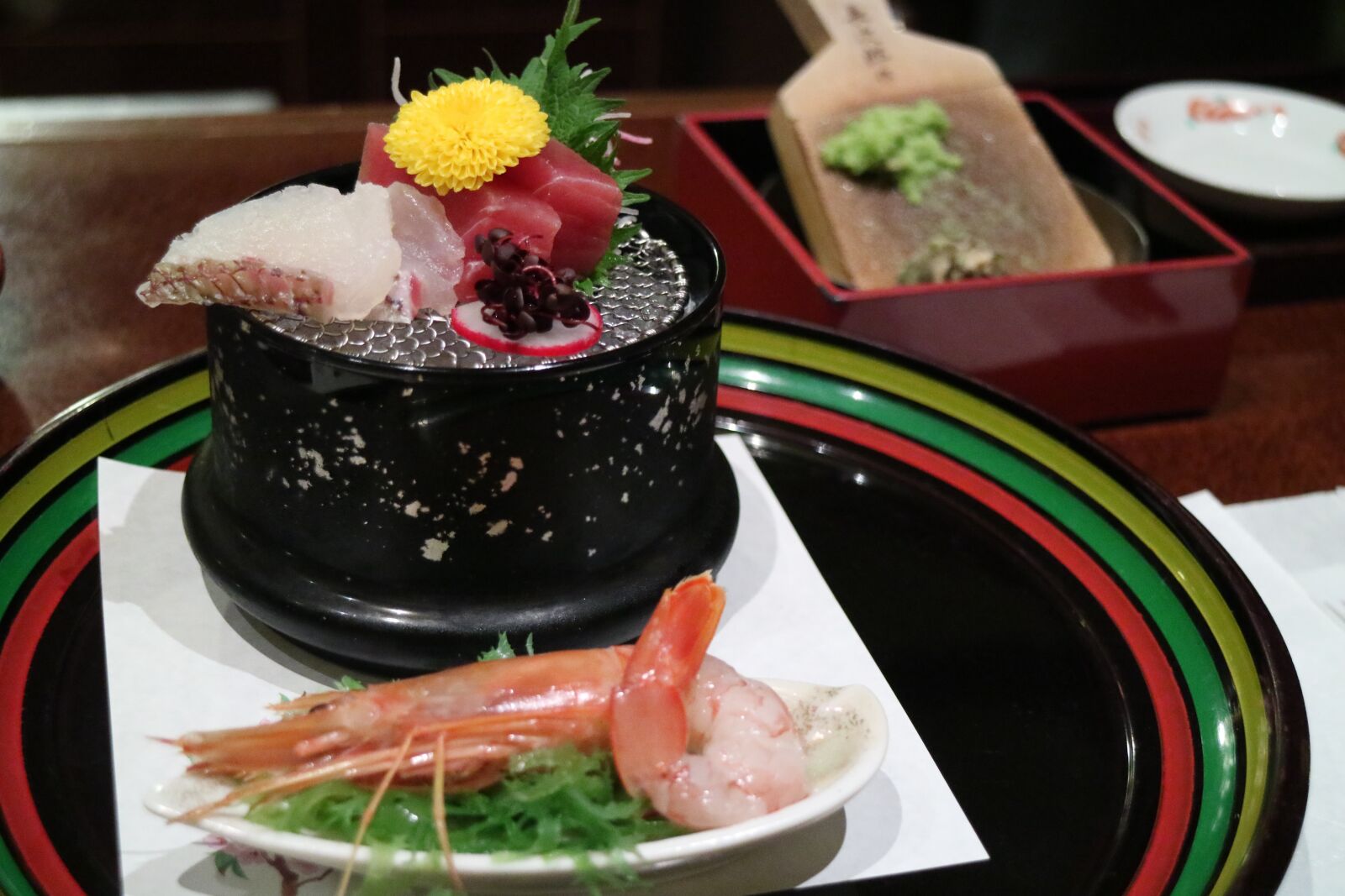 Canon EOS M3 sample photo. Japanese food, sashimi, seafood photography