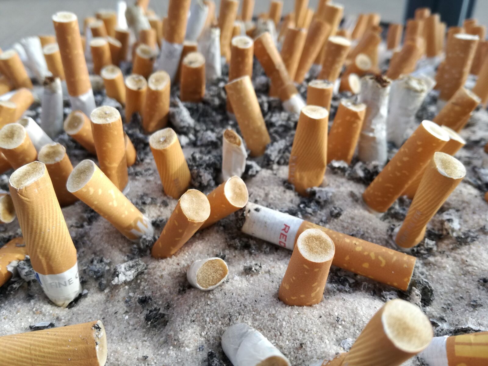 HUAWEI P9 LITE sample photo. Cigarettes, ashtray, waste of photography