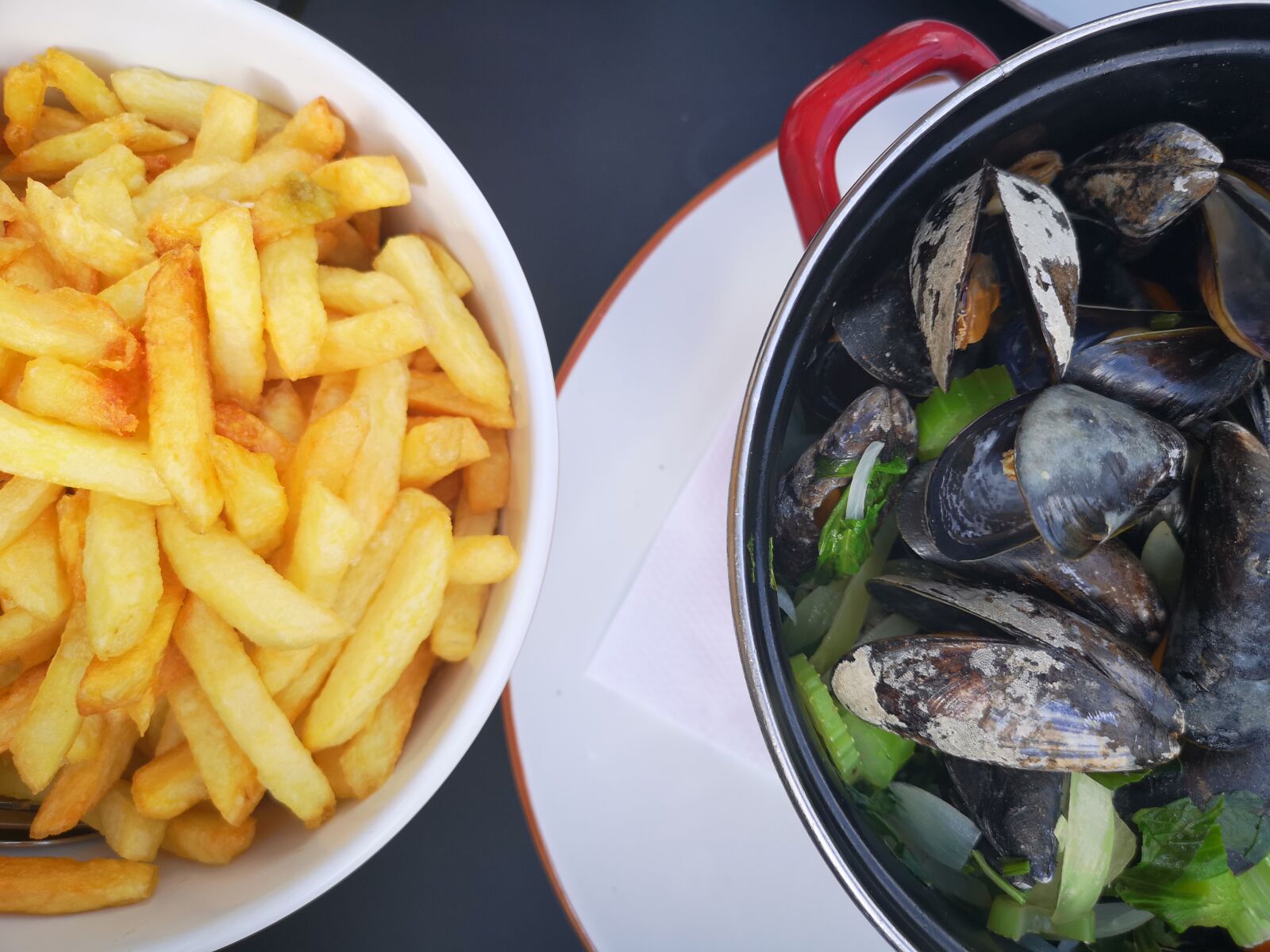 HUAWEI CLT-L29 sample photo. Sea food, pommes, fries photography