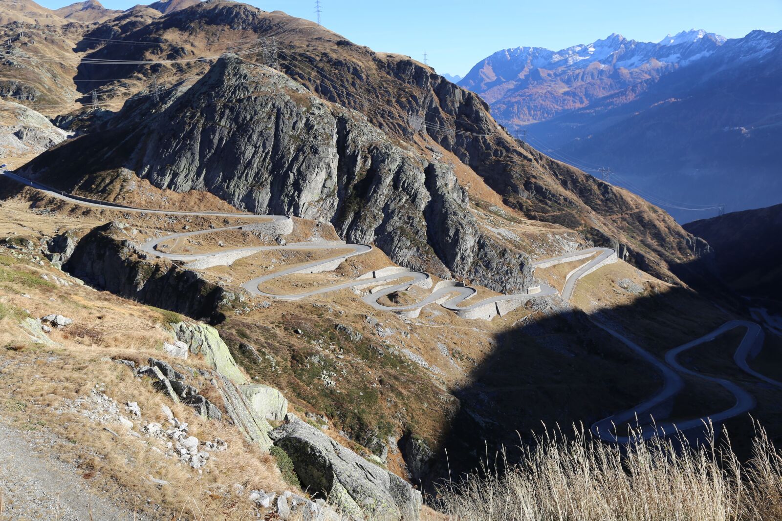 Canon EOS 6D + Canon EF 24-105mm F4L IS USM sample photo. Pass road, gotthard, alpine photography