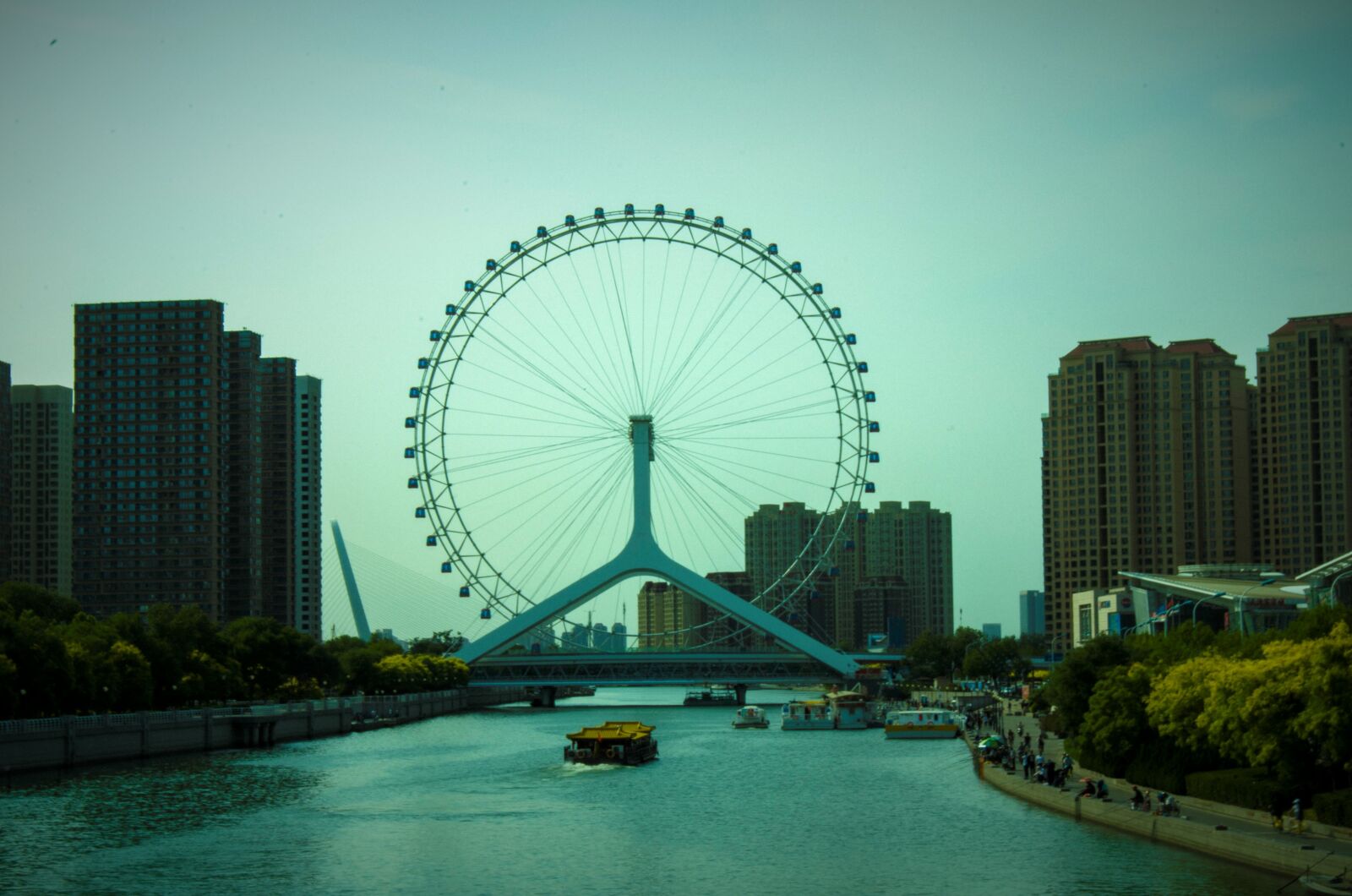 Nikon D7000 sample photo. The, ferris, wheel photography