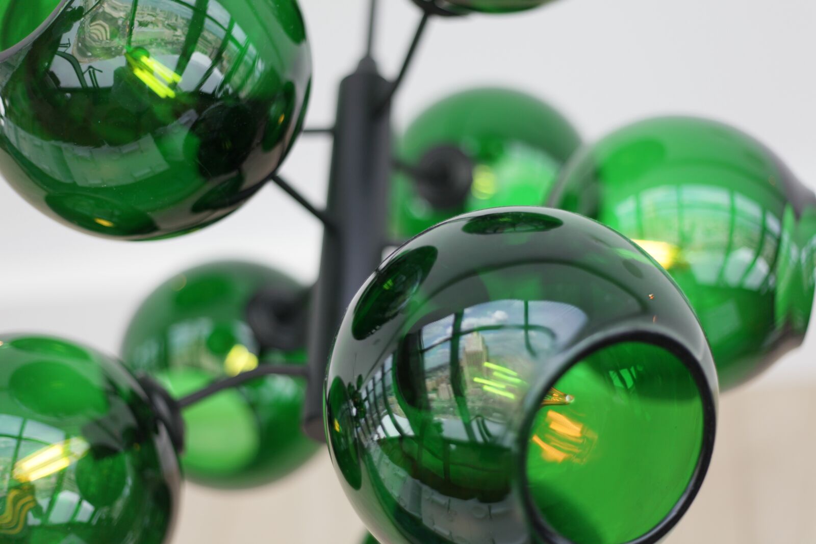 Canon EF 50mm F1.8 II sample photo. Lamp, light, glass photography