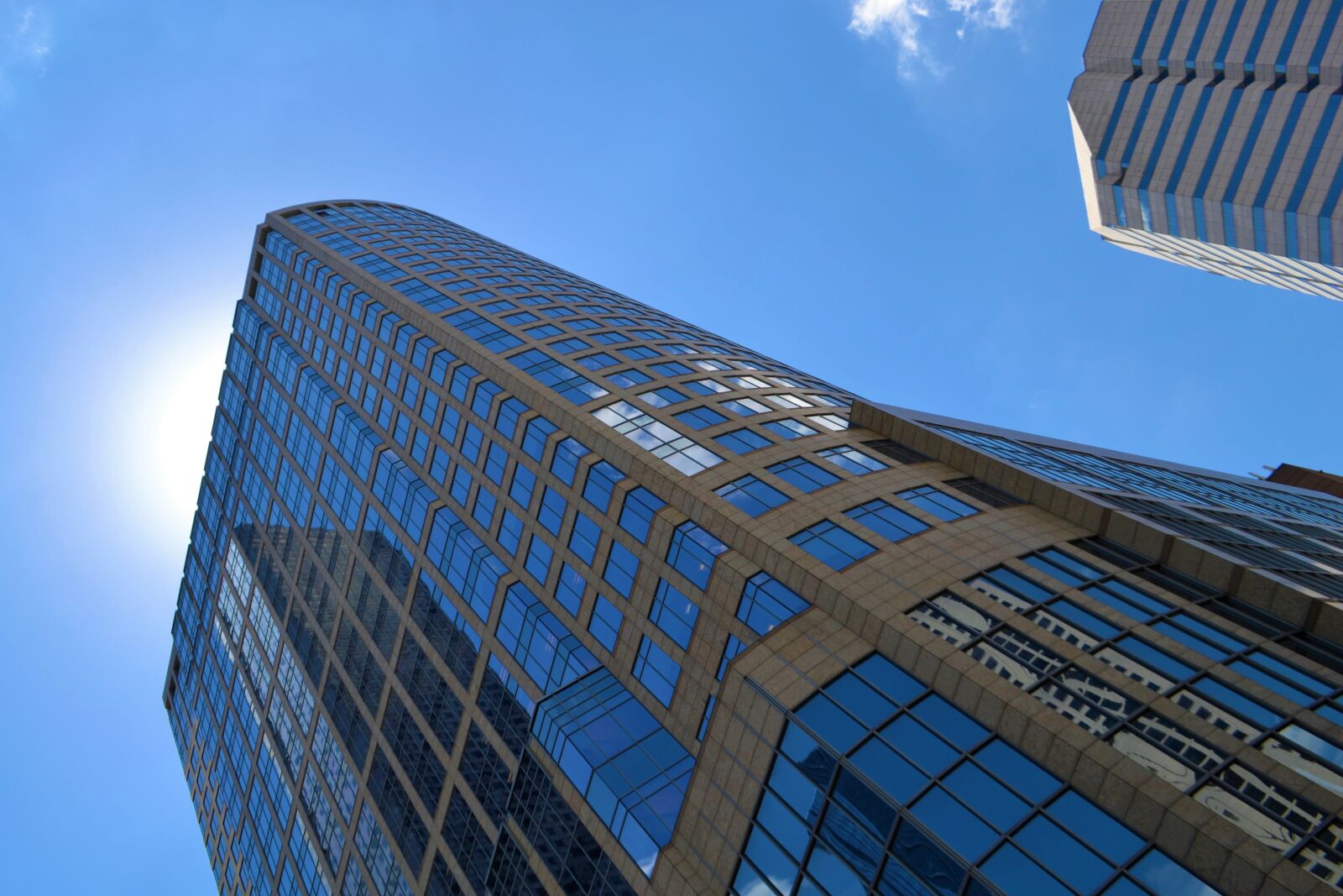Nikon D3100 sample photo. Office building houston texas photography