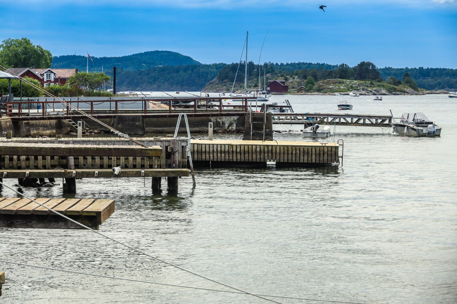 Canon EOS R sample photo. Landscape, sea, dock photography