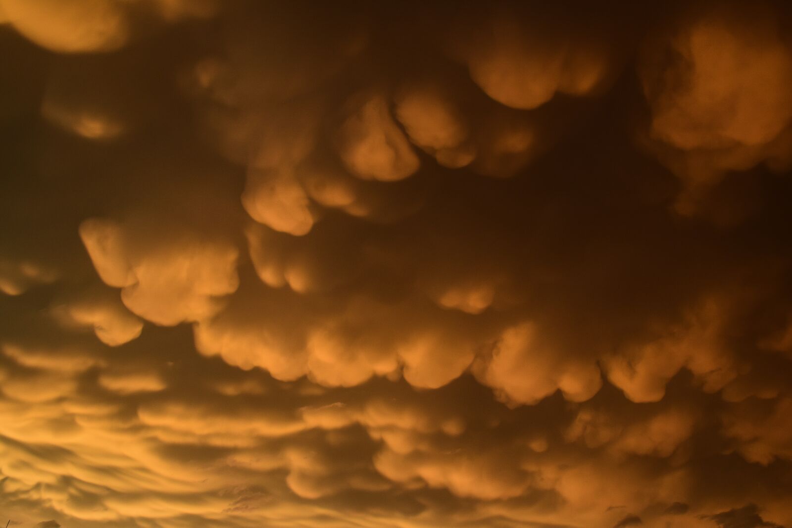 Nikon D3300 sample photo. Mammatus clouds, cumulus, mystical photography