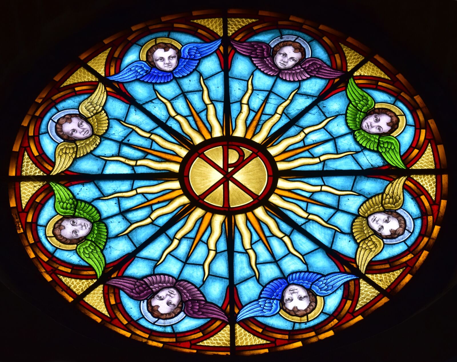 Nikon D3300 sample photo. Church window, stained glass photography