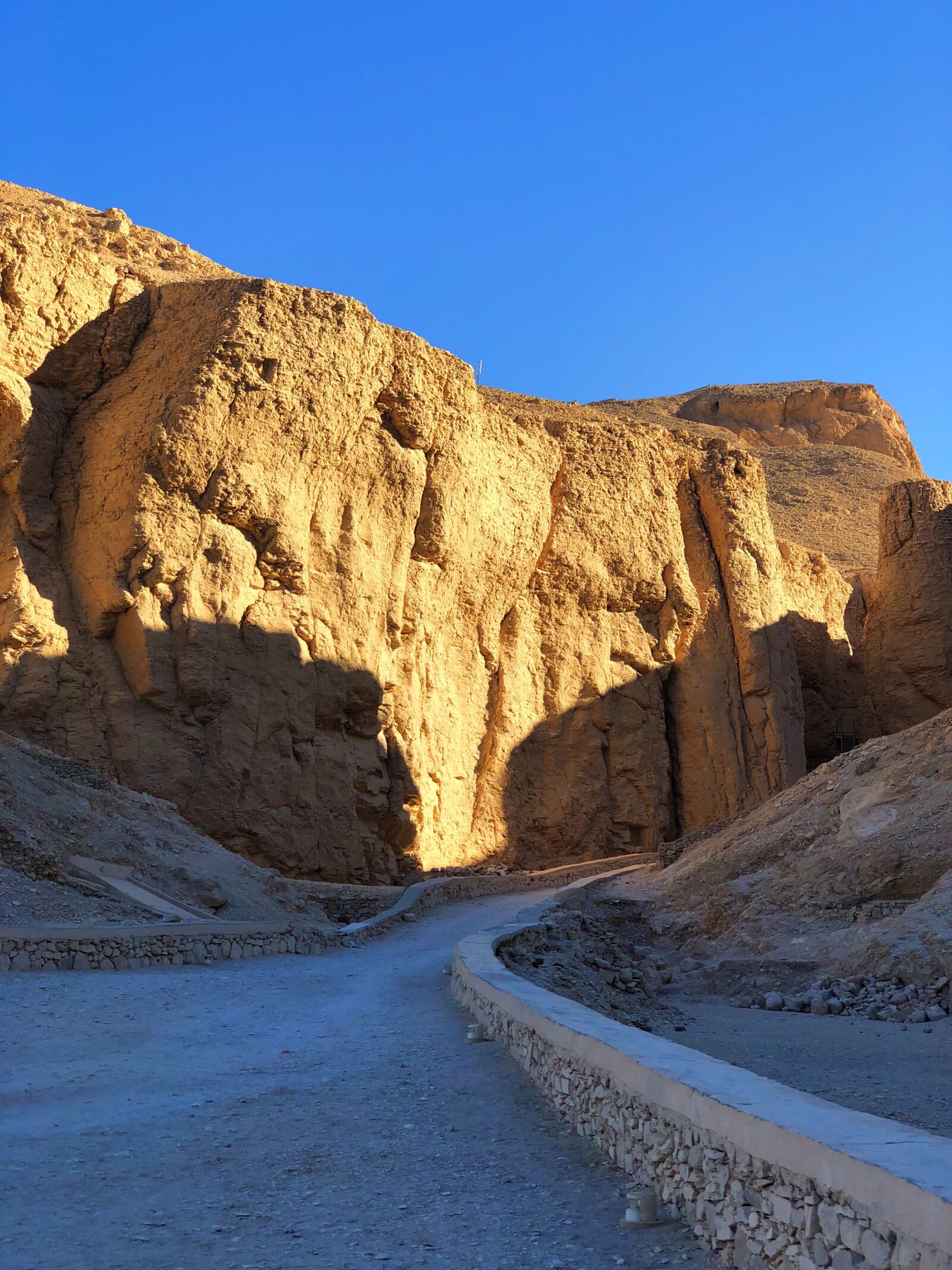 iPhone X back dual camera 6mm f/2.4 sample photo. Valley of kings, luxor photography