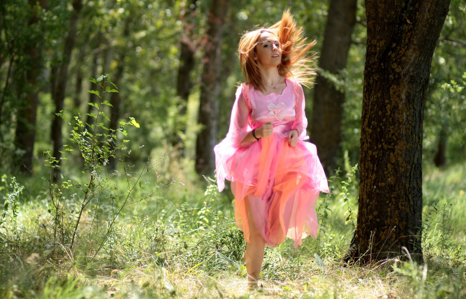 Canon EOS 450D (EOS Rebel XSi / EOS Kiss X2) sample photo. Girl, fairy, run photography