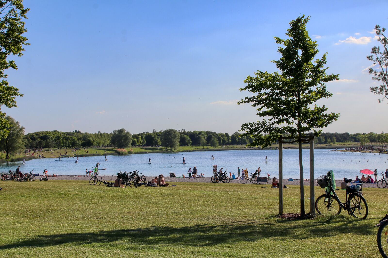 Canon EOS 80D sample photo. Riem, munich, lake photography