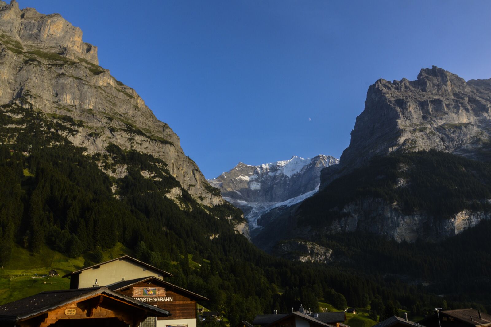 Nikon D3200 sample photo. Grindelwald, eiger north face photography