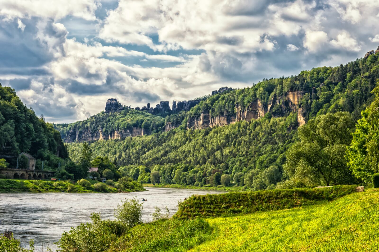 Nikon D3300 sample photo. Mountains, elbe, elbe sandstone photography