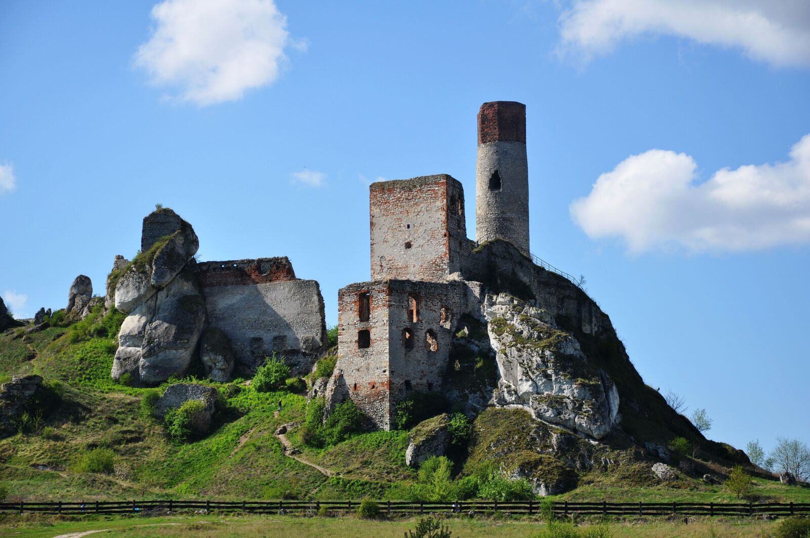 Nikon D5000 sample photo. Poland, castle, jura photography