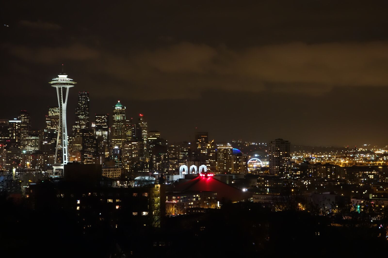 Sony Cyber-shot DSC-RX100 sample photo. Seattle, night view, the photography