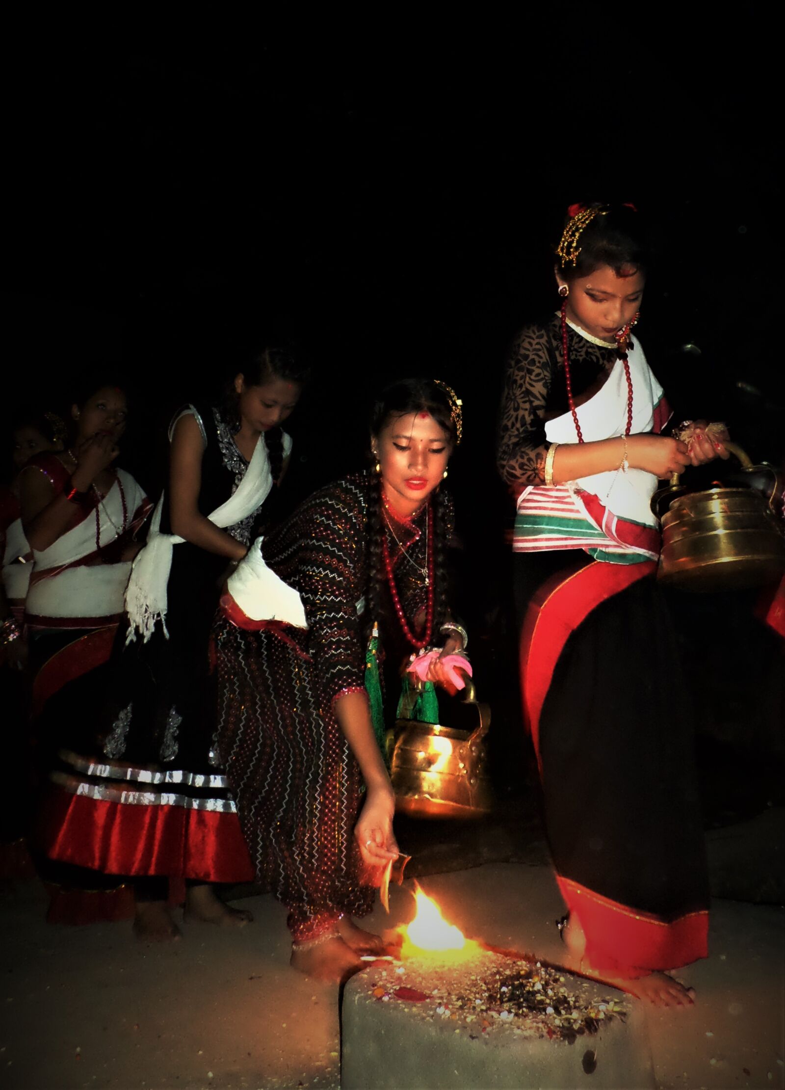Samsung DV150F/DV151F/DV155F sample photo. 12, baje, newari, movie photography
