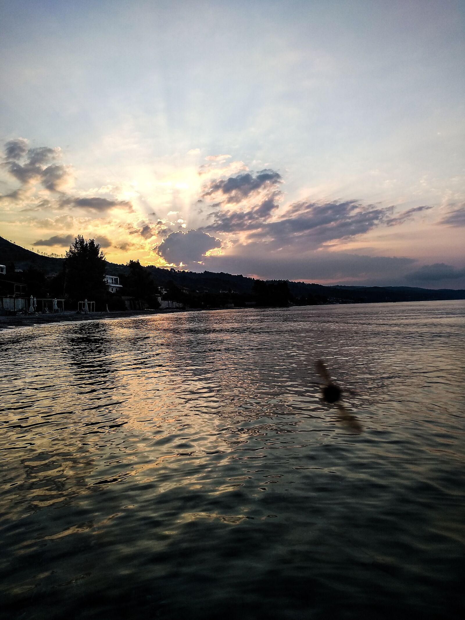 Xiaomi Redmi 5 sample photo. Sea, dawn, sun photography