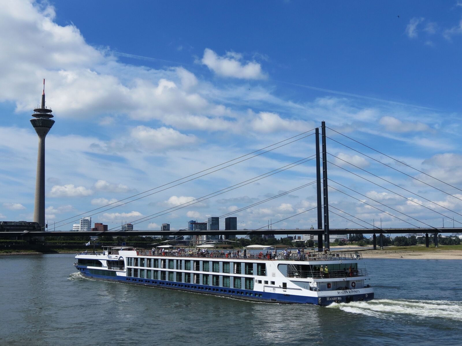 Canon PowerShot SX40 HS sample photo. Rhine, germany, river photography
