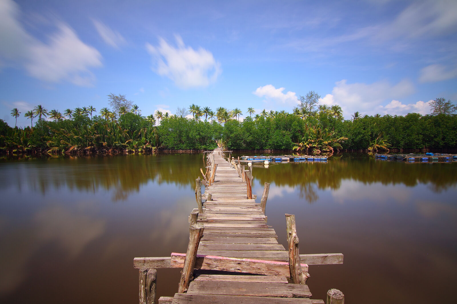 Canon EOS 50D sample photo. Water, bridge, trees, lake photography